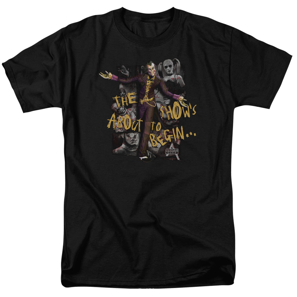 Arkham City About To Begin Mens T Shirt Black