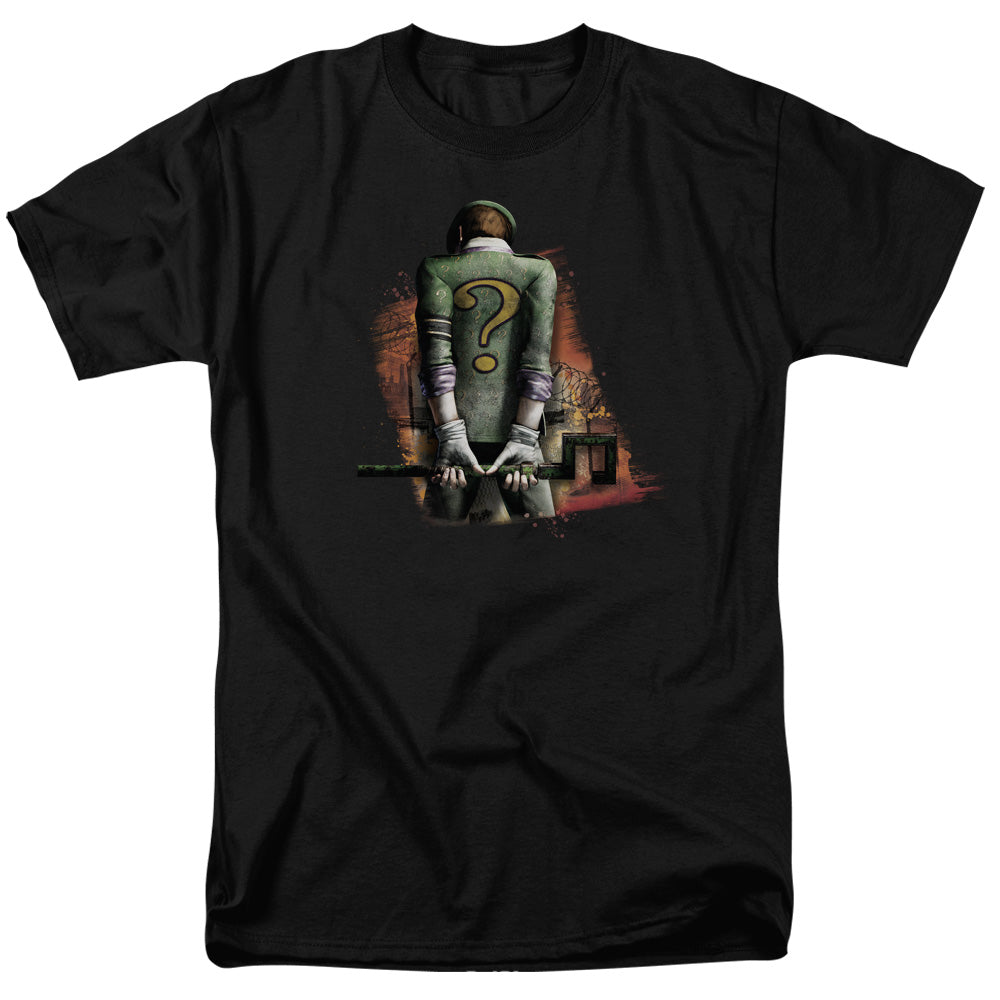 Arkham City Riddler Convicted Mens T Shirt Black