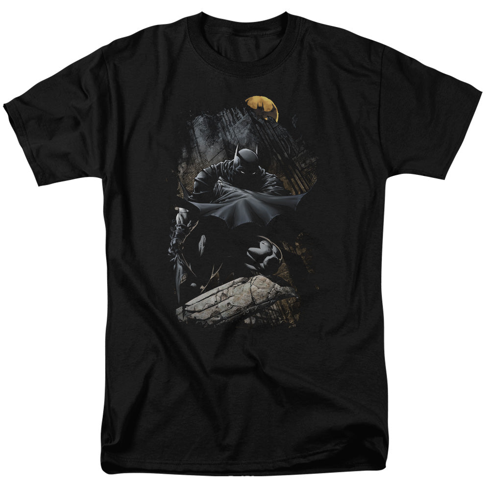 Batman Sweeping Cape Mens T Shirt Black
