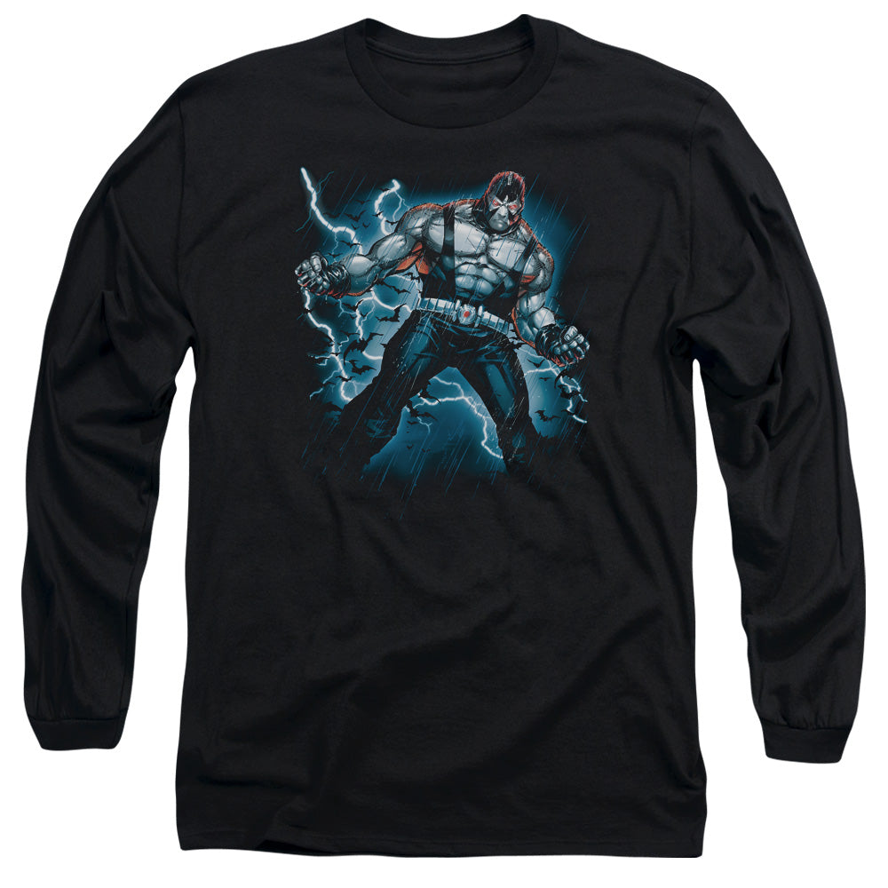 Batman Stormy Bane Mens Long Sleeve Shirt Black