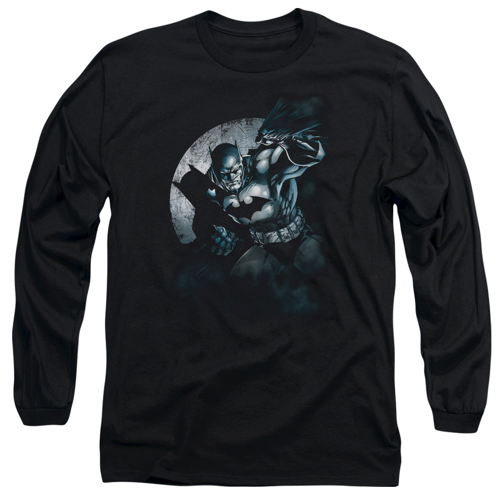 Batman Batman Spotlight Mens Long Sleeve Shirt Black