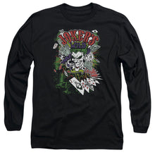 Load image into Gallery viewer, Batman Jokers Wild Mens Long Sleeve Shirt Black