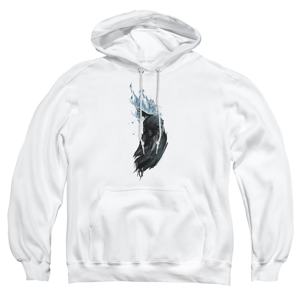 Batman Wash Mens Hoodie White