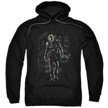 Load image into Gallery viewer, Batman Joker Leaves Arkham Mens Hoodie Black