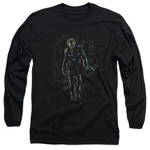 Load image into Gallery viewer, Batman Joker Leaves Arkham Mens Long Sleeve Shirt Black