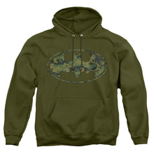 Load image into Gallery viewer, Batman Marine Camo Shield Mens Hoodie Military Green