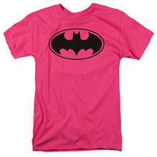 Load image into Gallery viewer, Batman Black Bat Mens T Shirt Pink