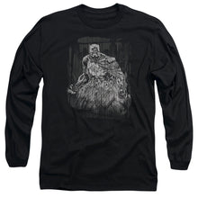 Load image into Gallery viewer, Batman Pencilled Rain Mens Long Sleeve Shirt Black