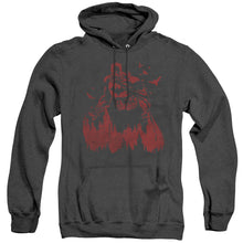 Load image into Gallery viewer, Batman Red Knight Heather Mens Hoodie Black