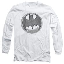 Load image into Gallery viewer, Batman Knight Knockout Mens Long Sleeve Shirt White