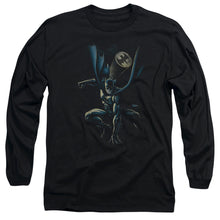 Load image into Gallery viewer, Batman Calling All Bats Mens Long Sleeve Shirt Black