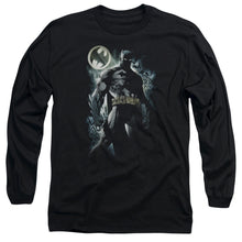 Load image into Gallery viewer, Batman The Knight Mens Long Sleeve Shirt Black