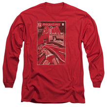 Load image into Gallery viewer, Batman Doa Cover Mens Long Sleeve Shirt Red