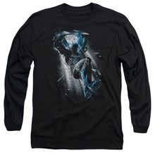 Load image into Gallery viewer, Batman Bat Crash Mens Long Sleeve Shirt Black