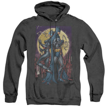 Load image into Gallery viewer, Batman Paint The Town Red Heather Mens Hoodie Black