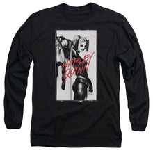 Load image into Gallery viewer, Batman Inked Quinn Mens Long Sleeve Shirt Black