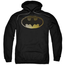 Load image into Gallery viewer, Batman Halftone Bat Mens Hoodie Black