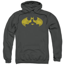 Load image into Gallery viewer, Batman Bat Symbol Knockout Mens Hoodie Charcoal