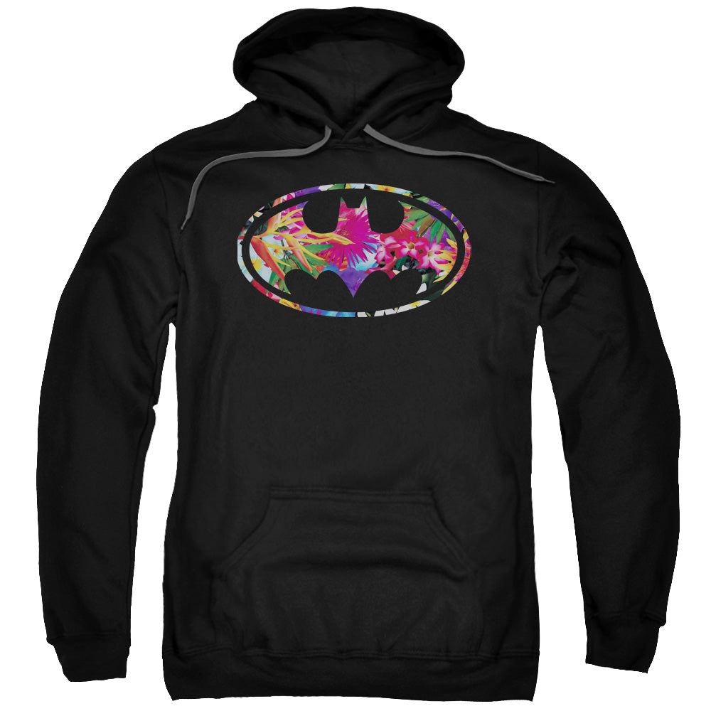 Batman Hawaiian Shield Mens Hoodie Black