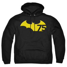 Load image into Gallery viewer, Batman 75 Logo 2 Mens Hoodie Black