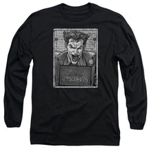 Load image into Gallery viewer, Batman Joker Inmate Mens Long Sleeve Shirt Black