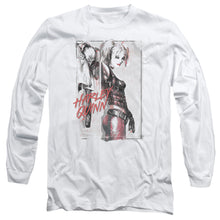 Load image into Gallery viewer, Batman Ink Wash Harley Mens Long Sleeve Shirt White