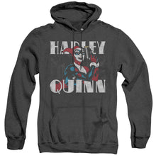 Load image into Gallery viewer, Batman Harley Bold Heather Mens Hoodie Black