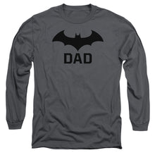 Load image into Gallery viewer, Batman Hush Dad Mens Long Sleeve Shirt Charcoal