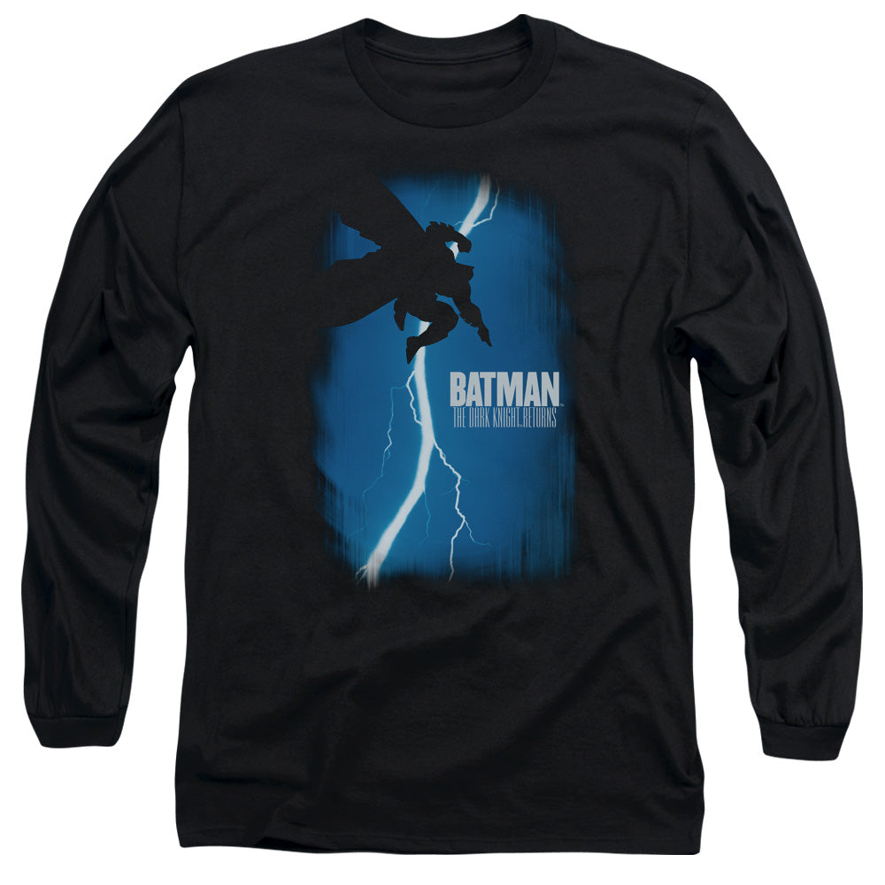 Batman Dkr Cover Mens Long Sleeve Shirt Black