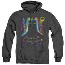 Load image into Gallery viewer, Batman Knight Lights Heather Mens Hoodie Black