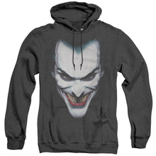 Load image into Gallery viewer, Batman Joker Portrait Heather Mens Hoodie Black