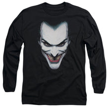 Load image into Gallery viewer, Batman Joker Portrait Mens Long Sleeve Shirt Black