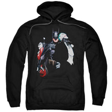Load image into Gallery viewer, Batman Joker Harley Choke Mens Hoodie Black