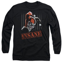 Load image into Gallery viewer, Batman Insane Mens Long Sleeve Shirt Black