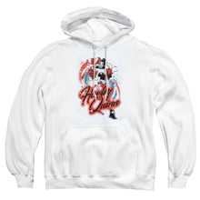 Load image into Gallery viewer, Batman Harley Airbrush Mens Hoodie White