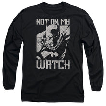 Load image into Gallery viewer, Batman Watch Mens Long Sleeve Shirt Black