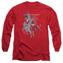Load image into Gallery viewer, Batman Lean And Muscular Mens Long Sleeve Shirt Red