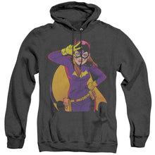 Load image into Gallery viewer, Batman Batgirl Moves Heather Mens Hoodie Black