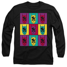 Load image into Gallery viewer, Batman Warhol Batman Mens Long Sleeve Shirt Black