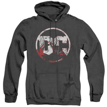 Load image into Gallery viewer, Batman Dc Logo Harley Heather Mens Hoodie Black