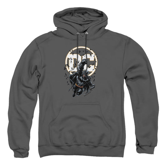 Batman Batman Dc Mens Hoodie Charcoal