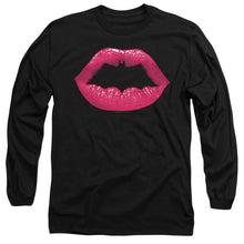 Load image into Gallery viewer, Batman Bat Kiss Mens Long Sleeve Shirt Black