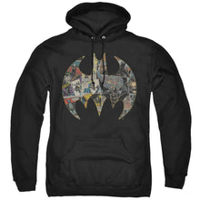 Load image into Gallery viewer, Batman Collage Shield Mens Hoodie Black
