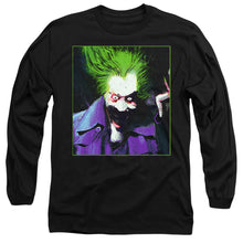 Load image into Gallery viewer, Batman Arkham Asylum Joker Mens Long Sleeve Shirt Black