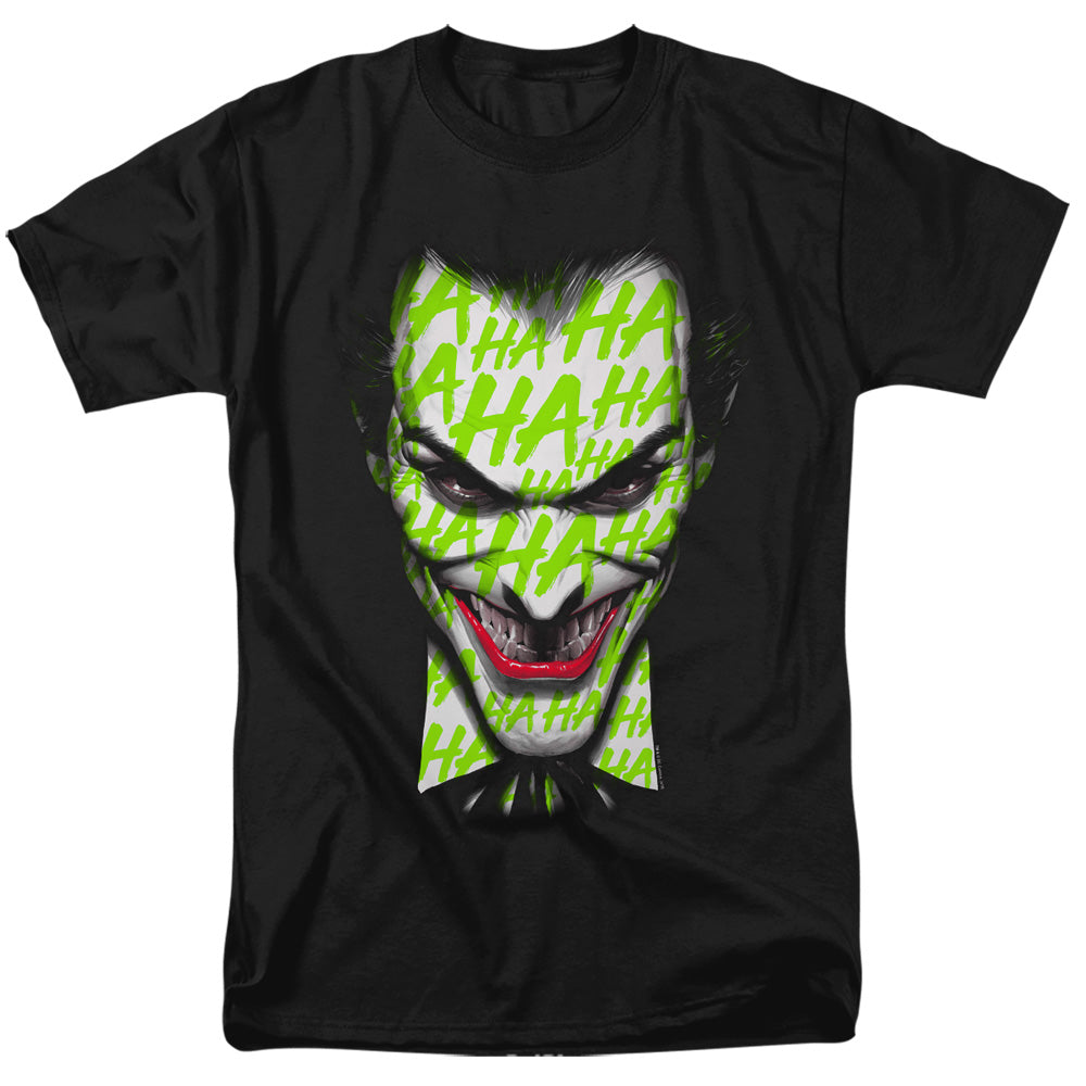 Batman Ha Ha Smile Mens T Shirt Black