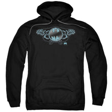 Load image into Gallery viewer, Batman Two Gargoyles Logo Mens Hoodie Black