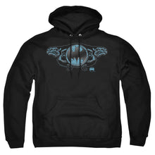 Load image into Gallery viewer, Batman Two Gargoyles Logo Mens Hoodie Black