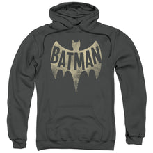 Load image into Gallery viewer, Batman Classic Tv Vintage Logo Mens Hoodie Charcoal