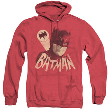 Load image into Gallery viewer, Batman Classic Tv Bat Signal Heather Mens Hoodie Red