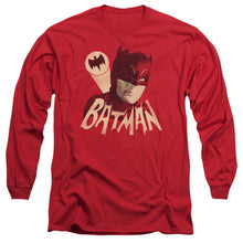 Load image into Gallery viewer, Batman Classic Tv Bat Signal Mens Long Sleeve Shirt Red